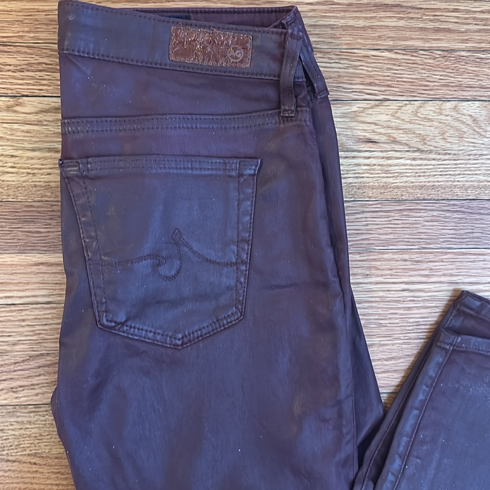 AG Super Skinny Liquid Denim Size 27R - Picture 2 of 5
